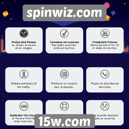 Análise das principais funcionalidades do site spinwiz.com
